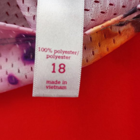 Justice   "Awesome 04" puppy dogs jersey style T-shirt girl size 18 - Picture 7 of 7